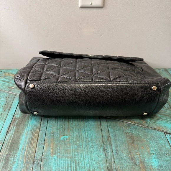 Kate Spade Black Quilted Leather Tote - Picture 9 of 16